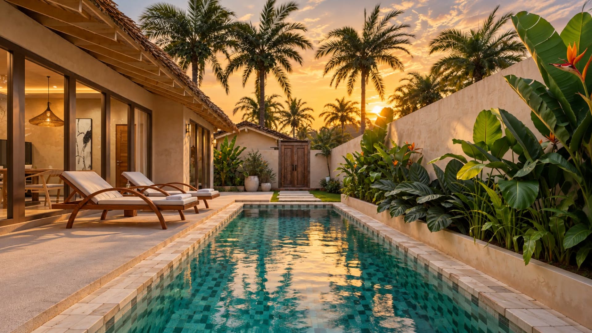 Piscine privée d'une villa Eden Tropical
