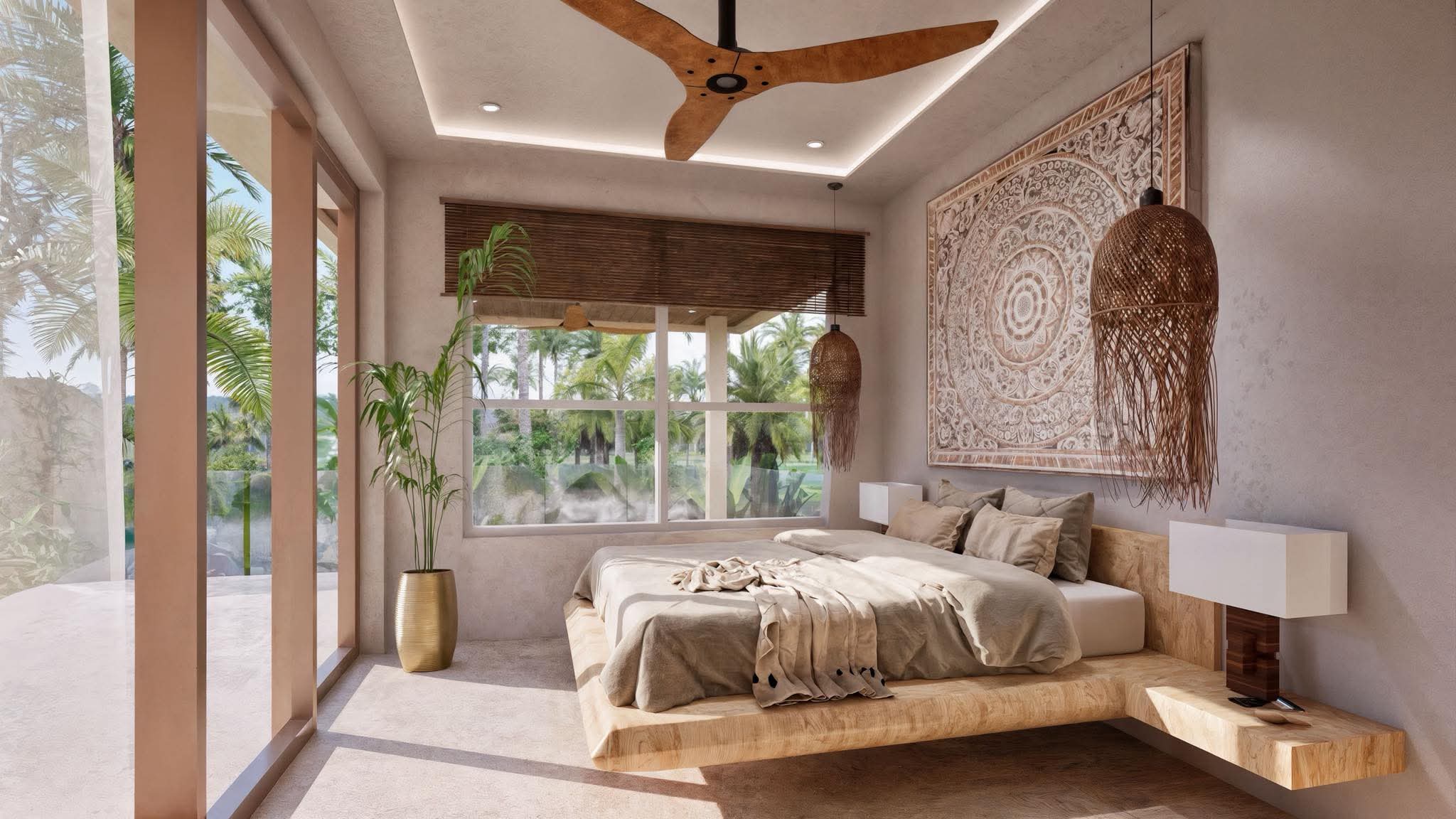 Chambre d'une villa