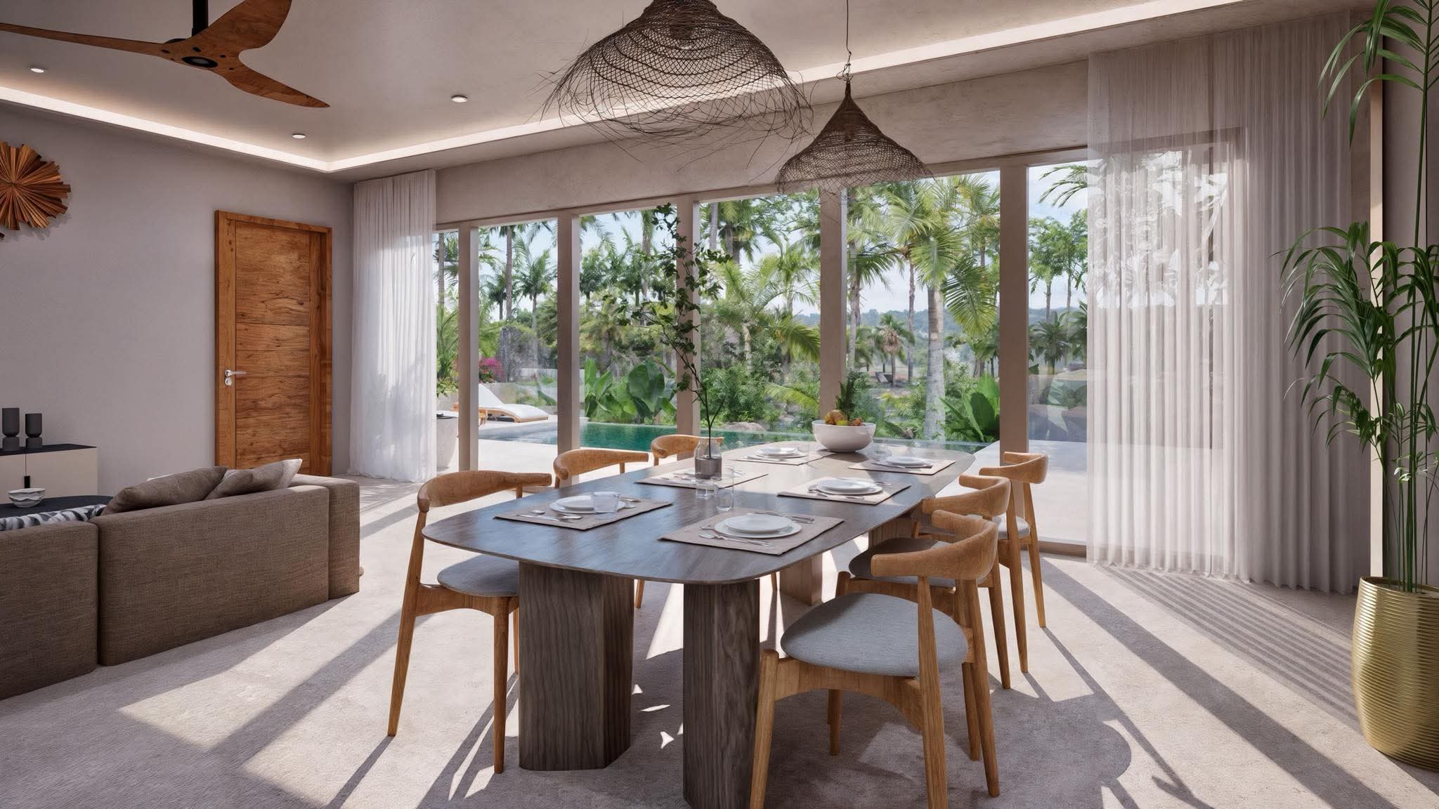 Intérieur d'une villa Koh Samui Estate à Koh Samui